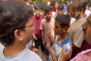 Protests after private school student dies in Jhotwara police station area of Jaipur.