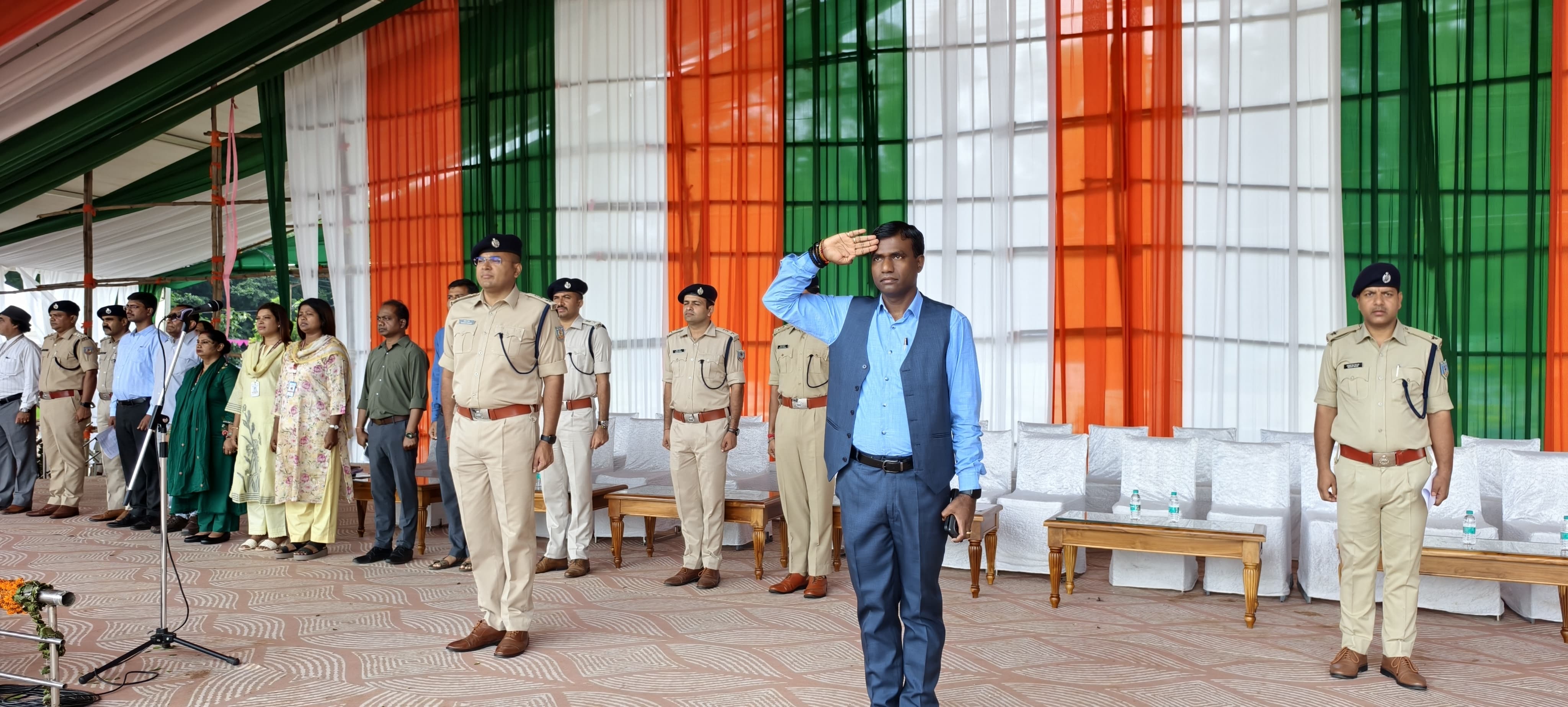 Full dress rehearsal for Independence Day at Morabadi, Ranchi