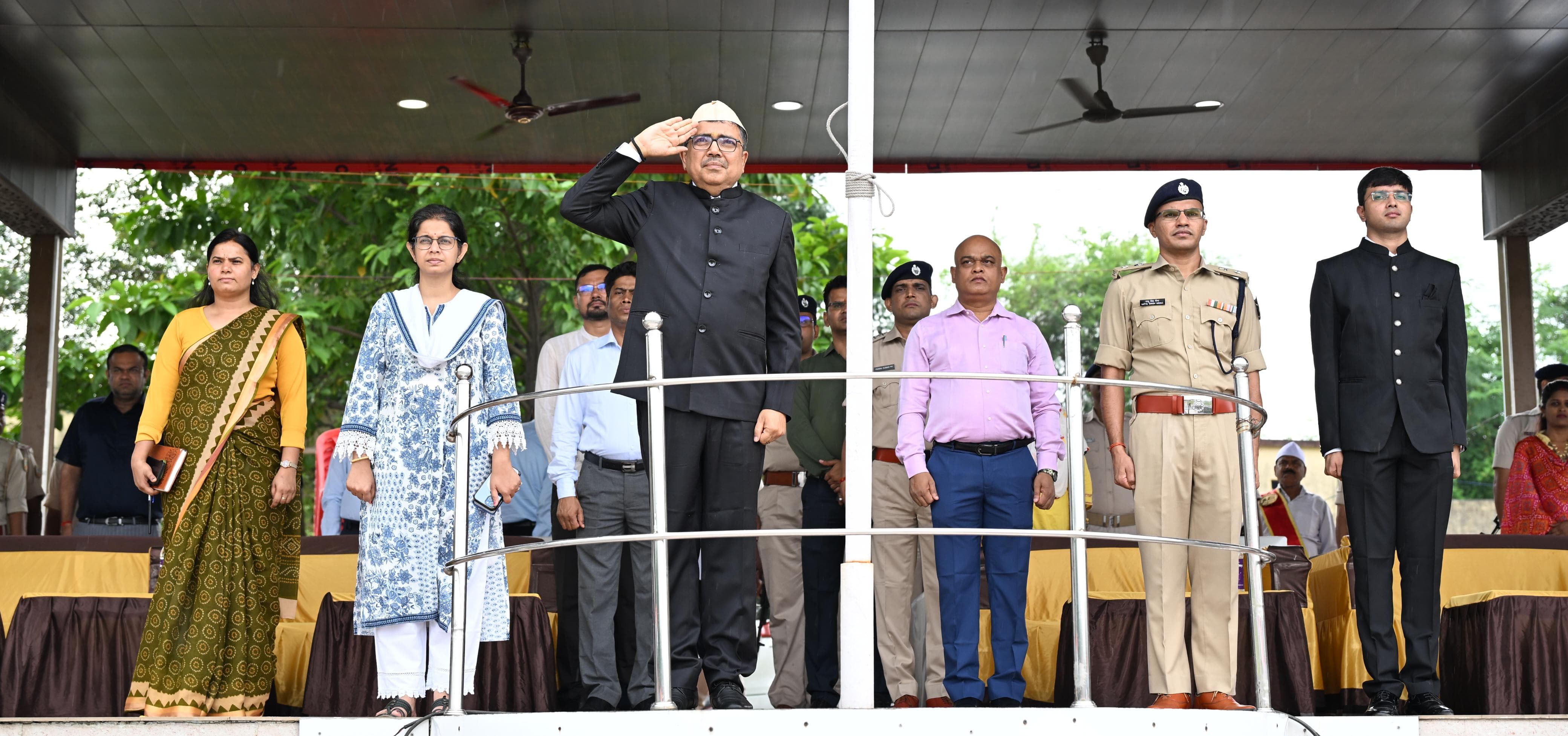 Full dress rehearsal for Independence Day at Morabadi, Ranchi