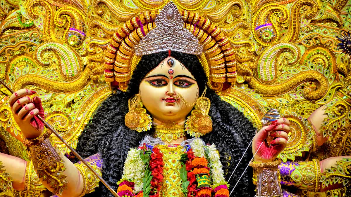 Sharadiya Durga Puja 2025: Maa Durga's Vahan Gaj Significance and Key Details
