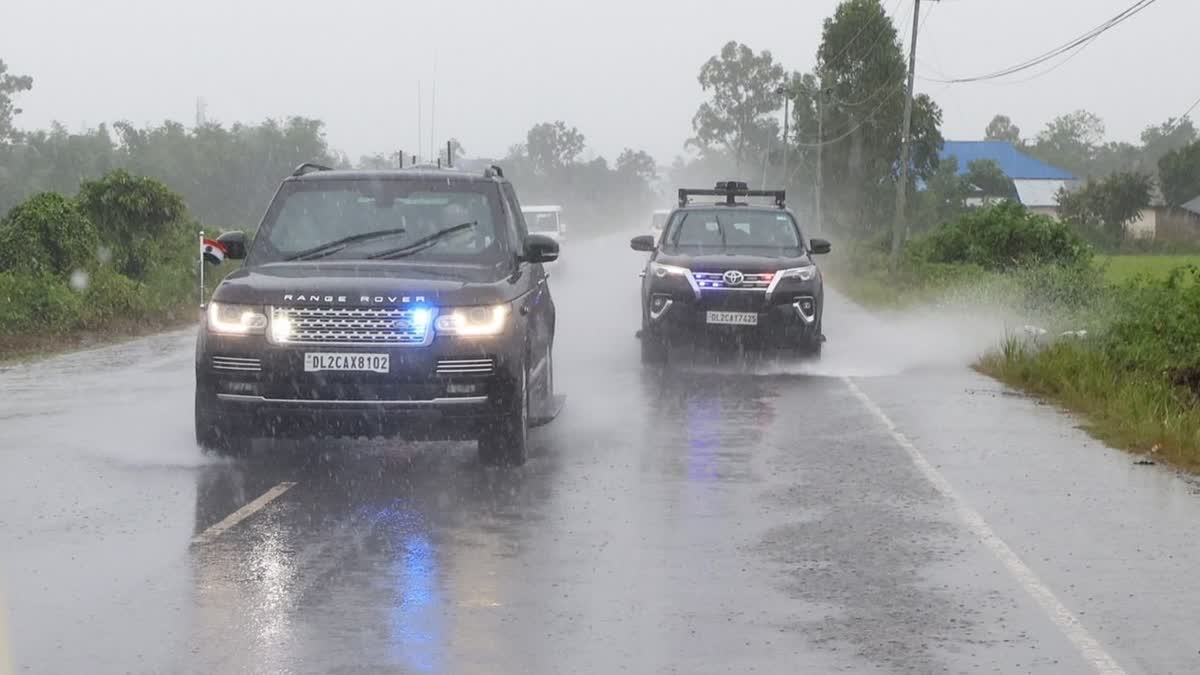 PM Modi's convoy on way to Churachandpur, Manipur