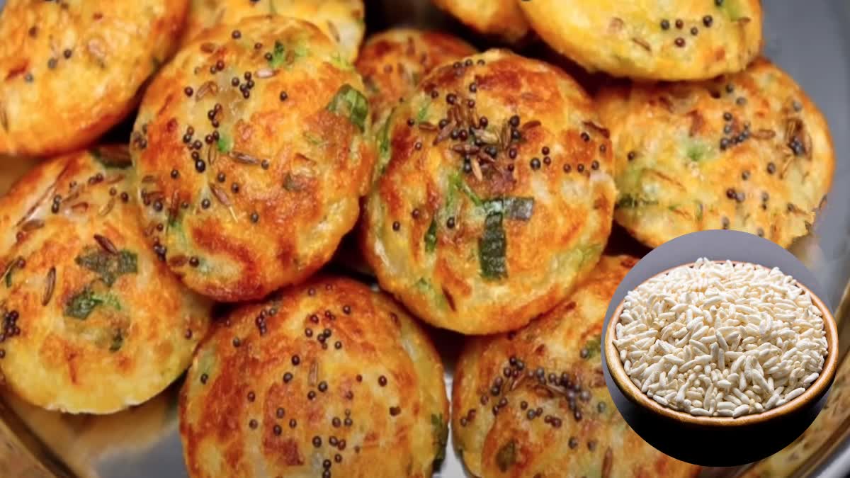 Gunta Ponganalu with Puffed Rice