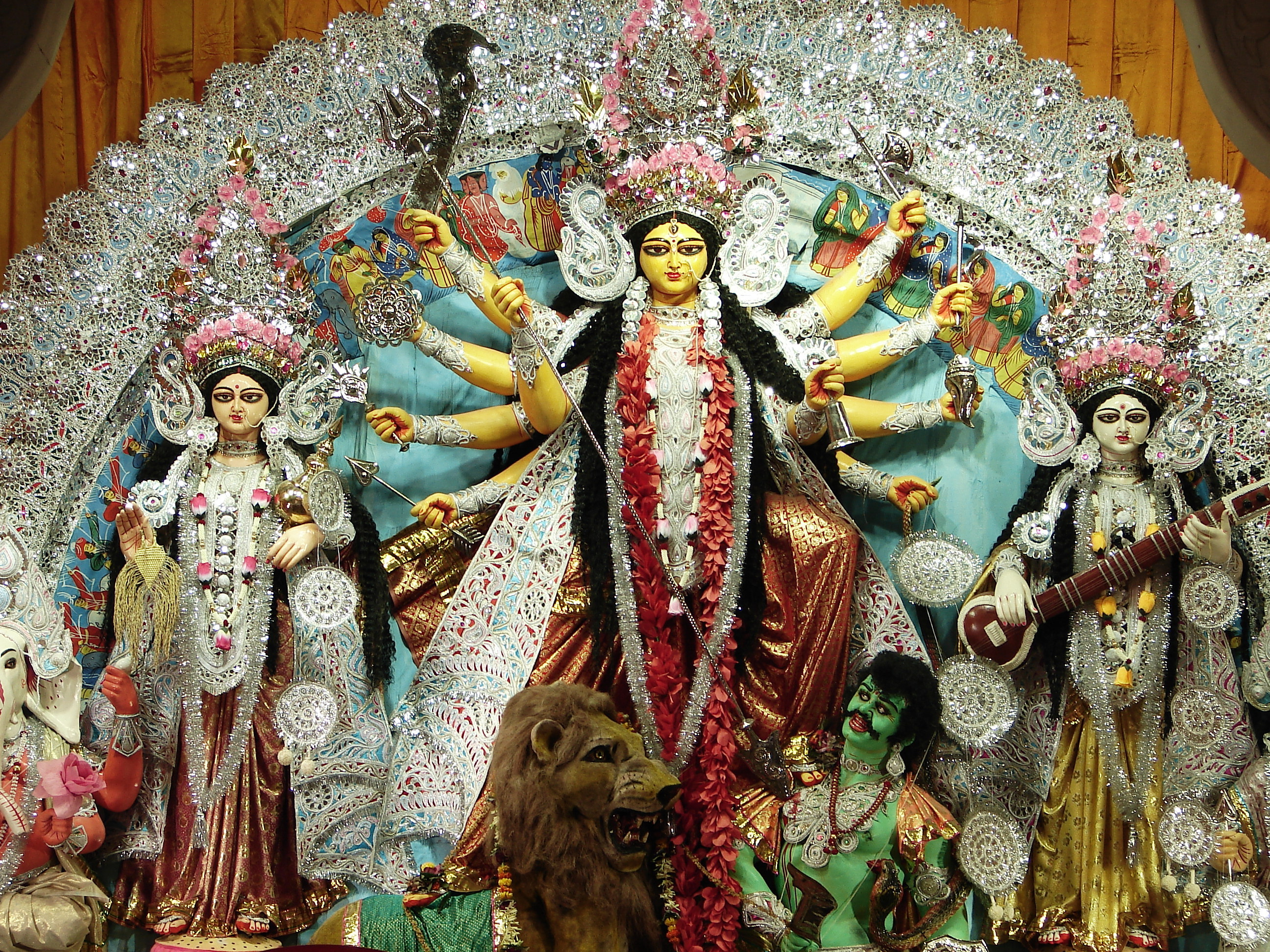 Sharadiya Durga Puja 2025: Maa Durga's Vahan Gaj Significance and Key Details