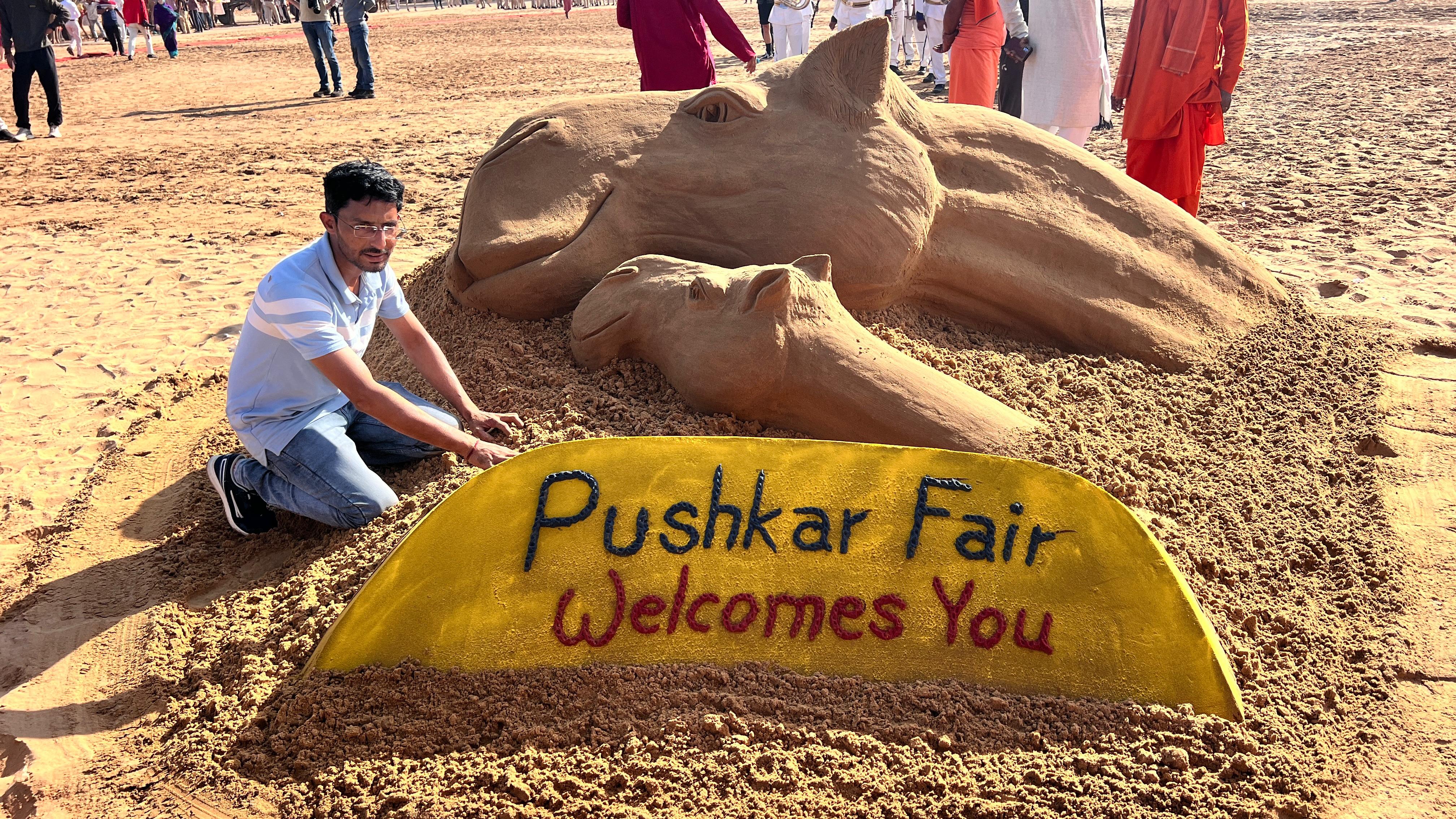 Transforming Sand Into Art: The Story Of Pushkar's Ajay Singh Rawat