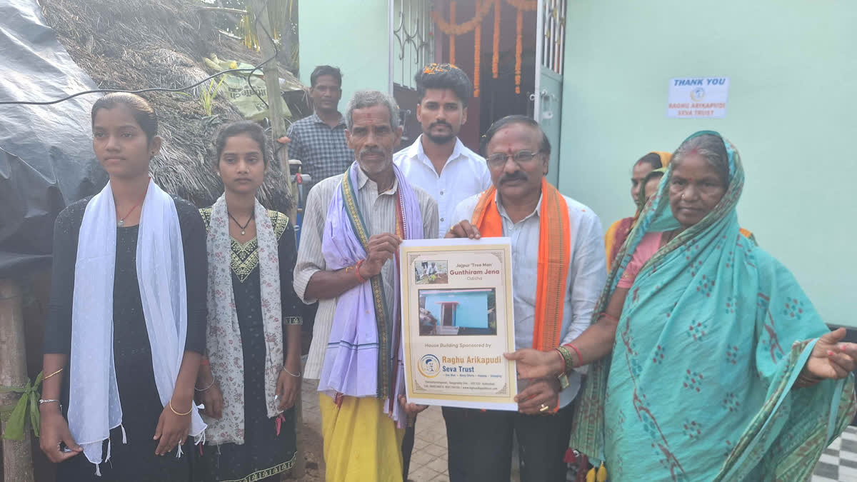 ETV Bharat Impact: Odisha's 'Tree Man' Gets New Home After 40 Years Of Green Mission, Thanks To Hyderabad-Based Trust ETV Bharat Impact: Odisha's 'Tree Man' Gets New Home After 40 Years Of Green Mission, Thanks To Hyderabad-Based Trust