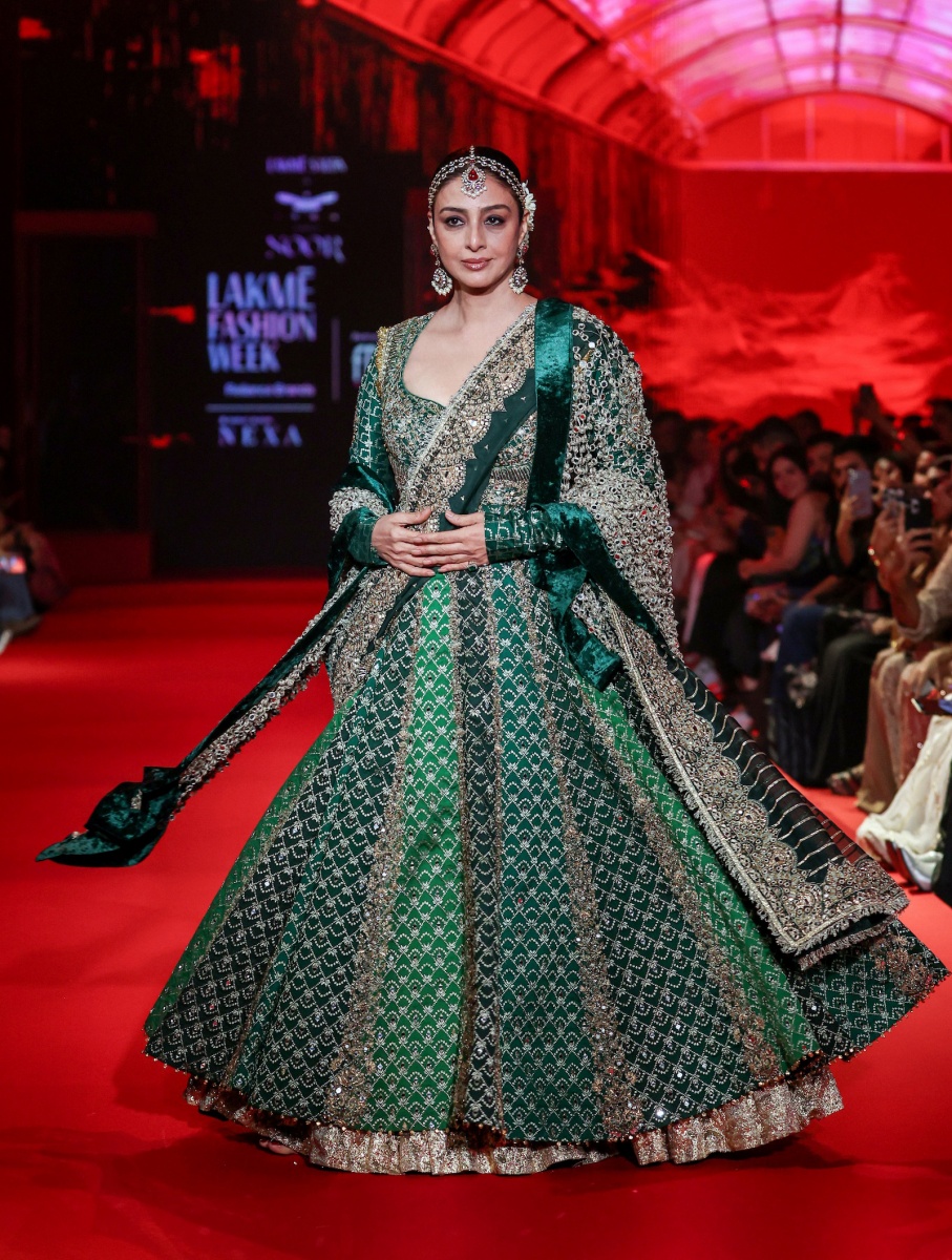 Tabu walked the ramp for Noor