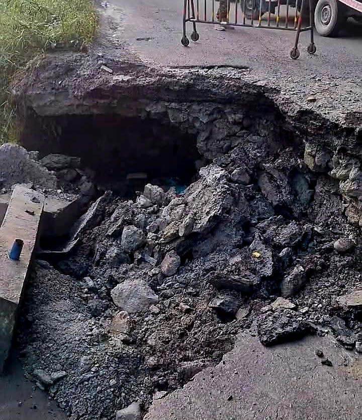 NH10 Landslide