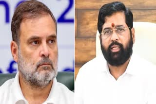 Rahul Gandhi and Eknath Shinde