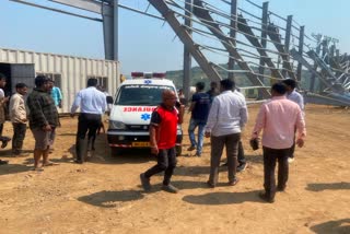 Raigad Warehouse structure Collapse