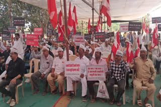 आझाद मैदानावरील आंदोलनाचे संग्रहित छायाचित्र