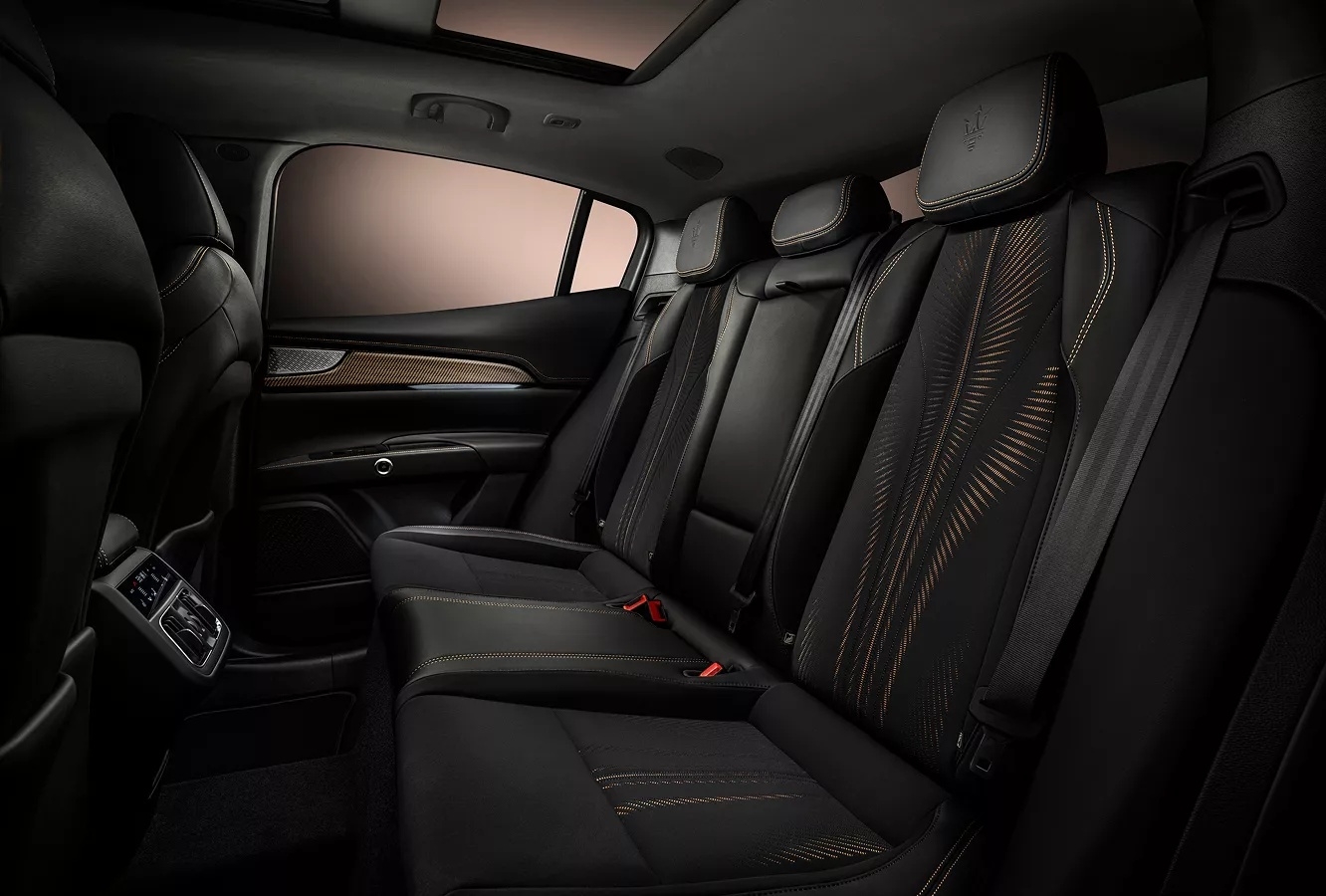 Interior of Maserati Grecale Folgore