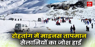 tourists are enjoying the snow