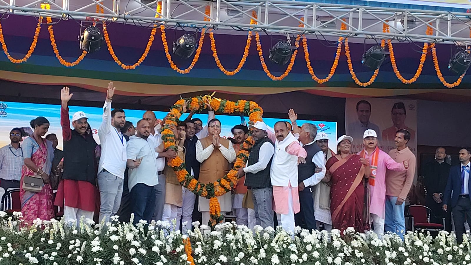 Tanakpur CM Dhami Padyatra