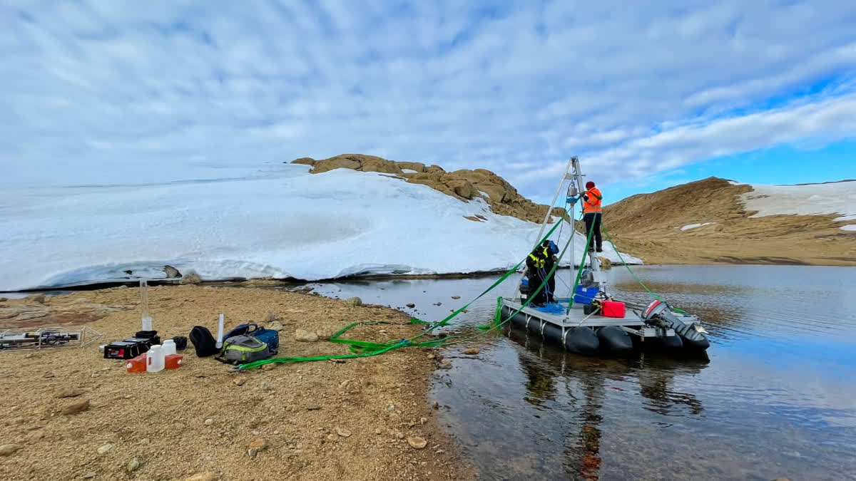 Antarctica contains around 90 per cent of surface freshwater or 60-70 per cent of total freshwater