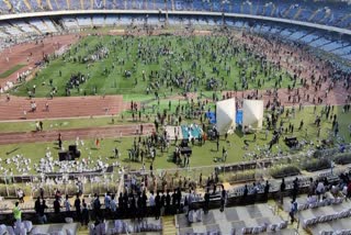 Salt Lake City stadium witnessed chaotic scenes