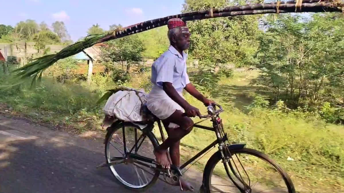 82 வயதிலும் மாறாத பாசம்.. மகளுக்கு 12-வது ஆண்டாக பொங்கல் சீர் கொண்டு சென்ற தந்தை!