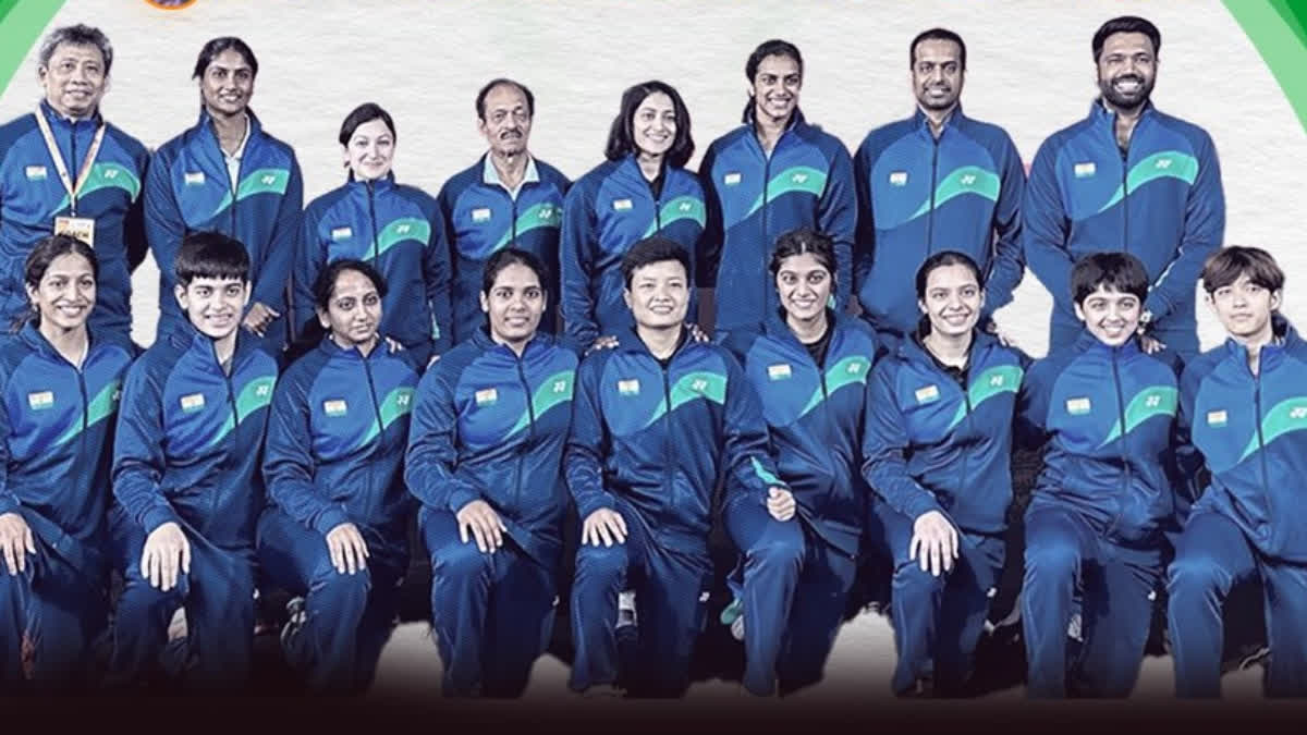 Badminton Asia Championship: Indian women team script shocking victory over China, enter Quarters PV Sindhu, Treesa Jolly/Gayatri Gopichand and youngster Anmol Kharb inked victory in the respective matches and India topped the group to advance into the next stage.