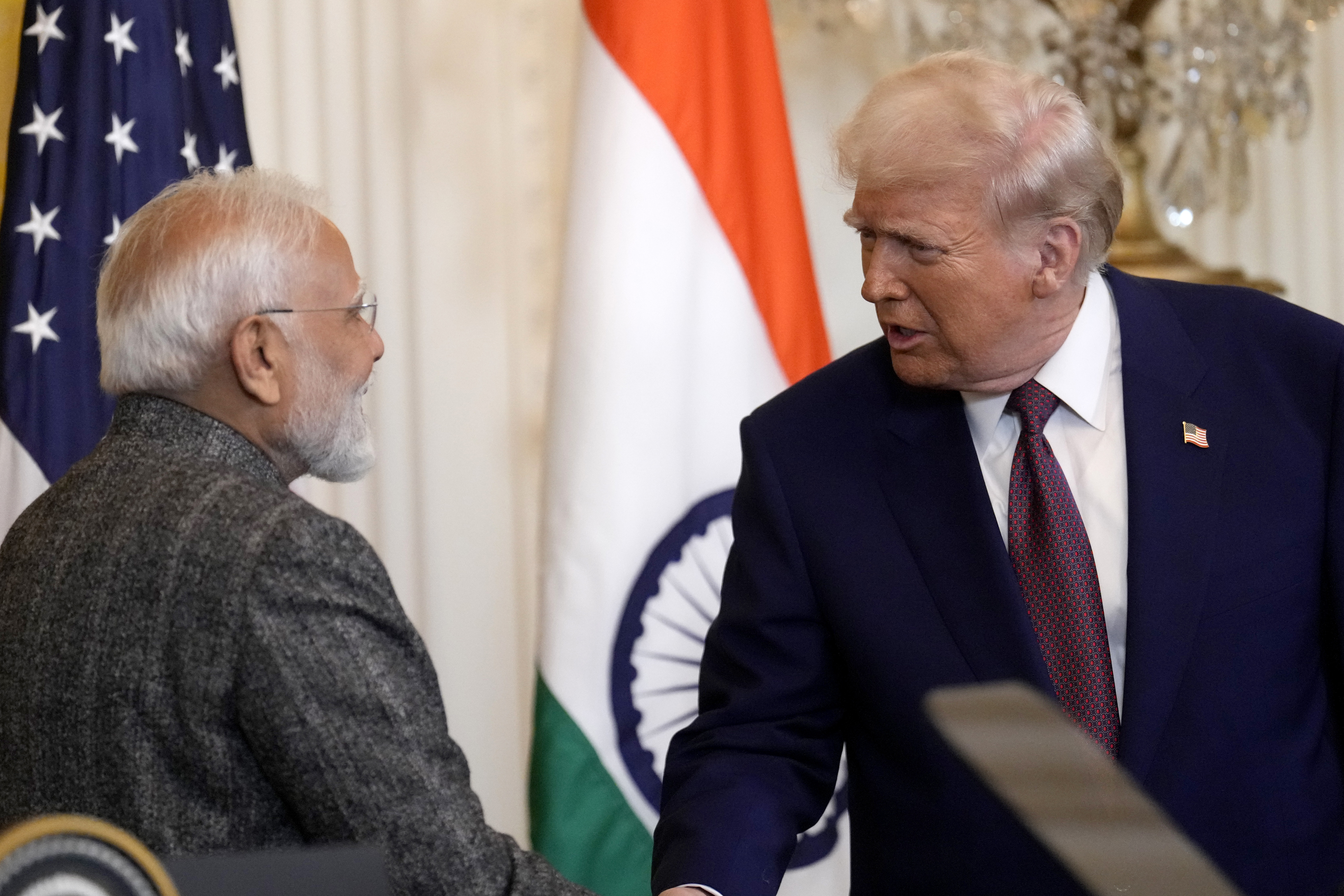 Trump & Modi talk fighter jets