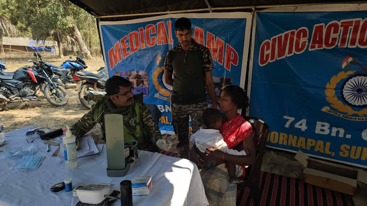 Chhattisgarh: Where Bullets Once Ruled, A CRPF Medical Camp Brings Renewed Hope CRPF 74th Battalion medical camp in Nagaram, Sukma