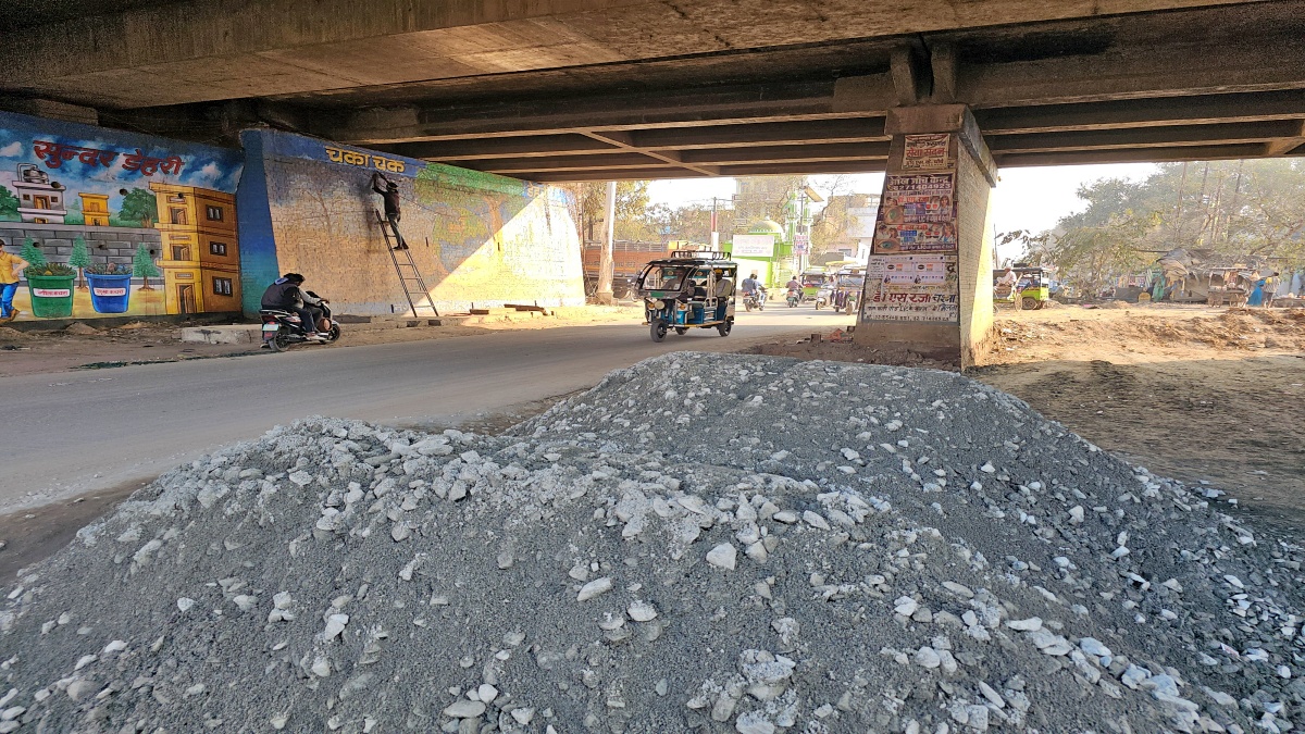 traffic jam In rohtas