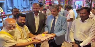 Special Prayers for AP Budget Copies at Indrakiladri