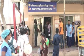 The maternity ward of he Mahatma Gandhi Memorial Government Hospital in Trichy from where the child was lifted.