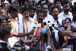 செய்தியாளர்களை சந்தித்த செல்வப்பெருந்தகை