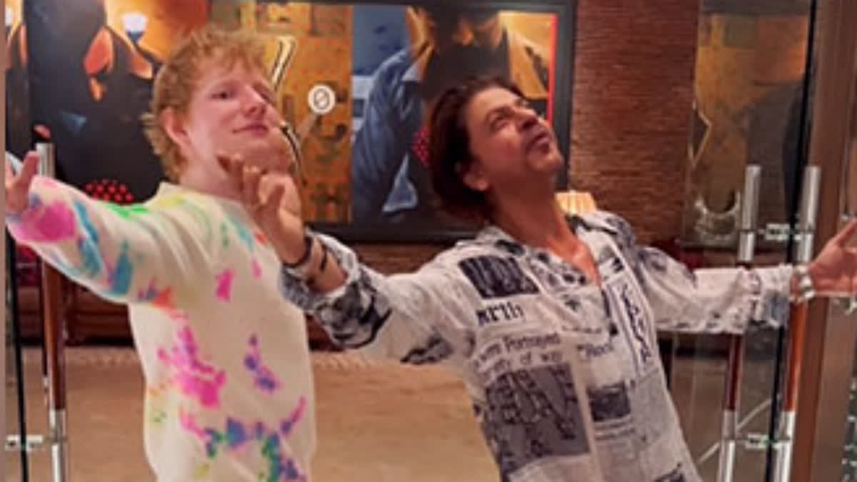 Farah Khan Directs Shah Rukh Khan and Ed Sheeran 'Spreading Love Together' - Watch