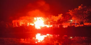 FIRE AT CHANDANNAGAR