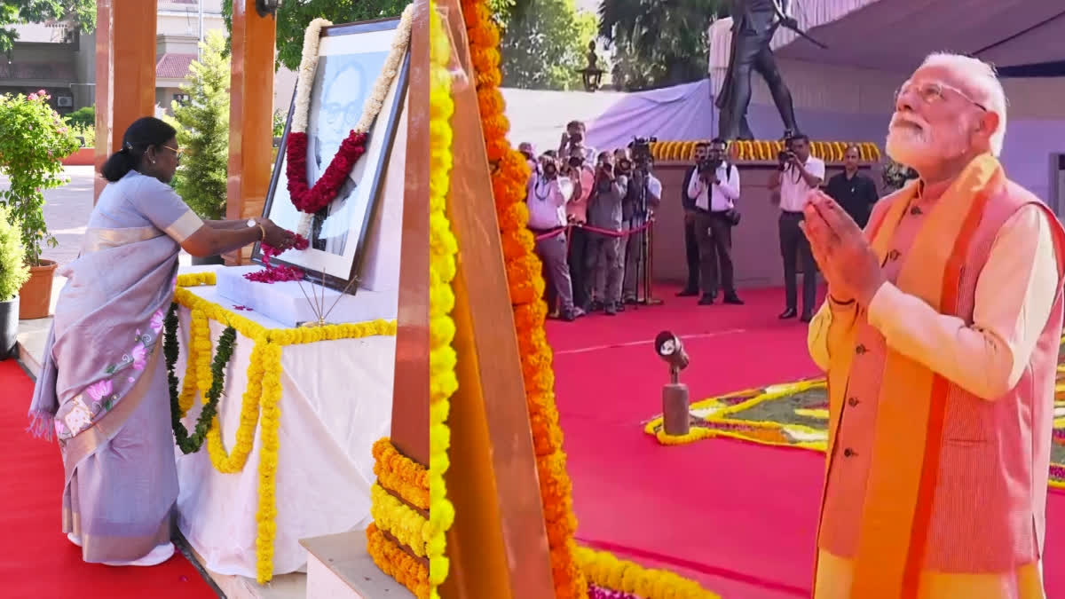 Ambedkar Jayanti 2026: President Murmu, PM Modi Lead Nation In Paying Tribute To Constitution Architect President Droupadi Murmu and Prime Minister Narendra Modi pay tributes to Dr Bhimrao Ramji Ambedkar on his birth anniversary.