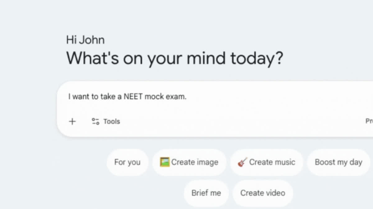 Google Offers Free NEET UG Mock Tests On Gemini For Indian Students