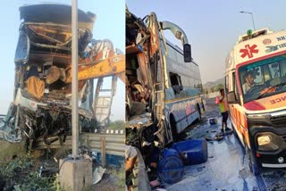 दिल्ली मुंबई एक्सप्रेसवे पर हादसा