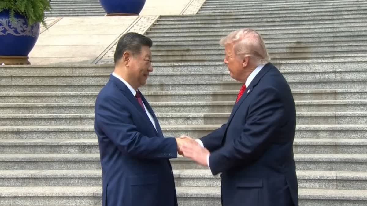 US President Donald Trump met Chinese President