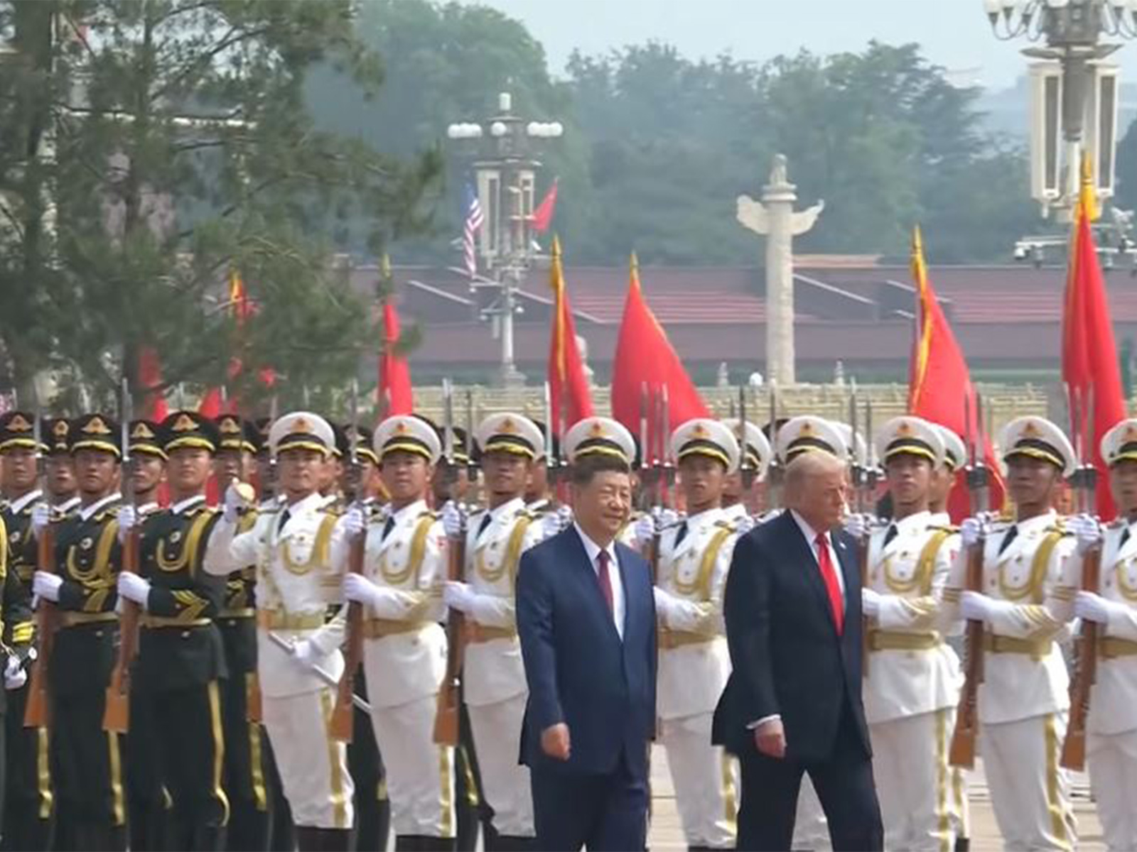 US President Donald Trump met Chinese President