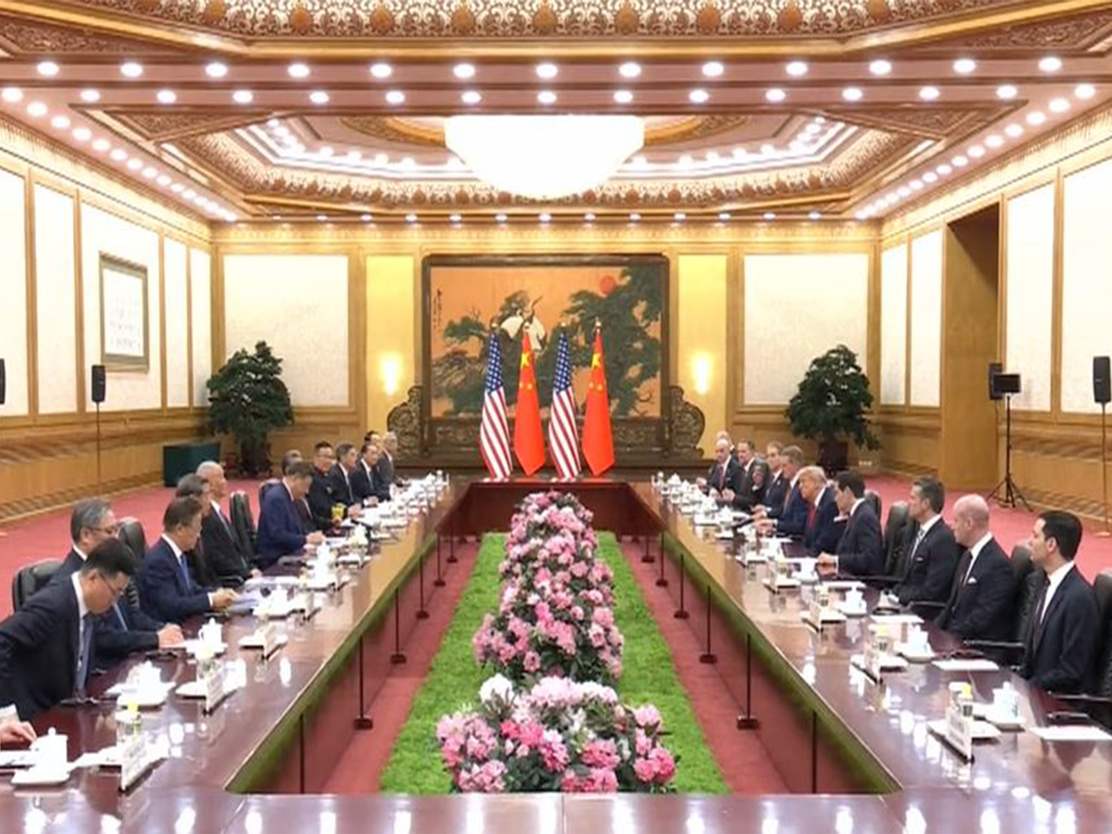 US President Donald Trump met Chinese President