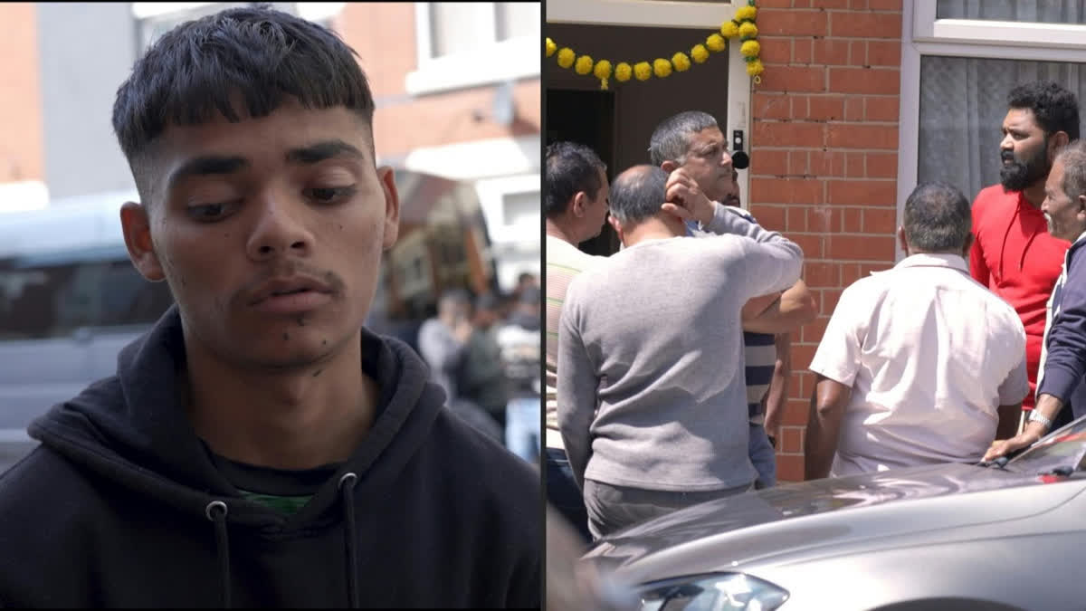 Joy And Grief For Lone Crash Survivor's Family In London Hiren Kantilal (left), cousin of Vishwash Kumar Ramesh, the lone survivor of the Air India crash.