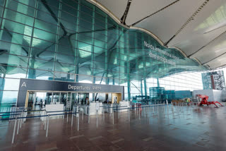 FILE- An inside view of Noida International Airport on the eve of its inauguration by Prime Minister Narendra Modi.