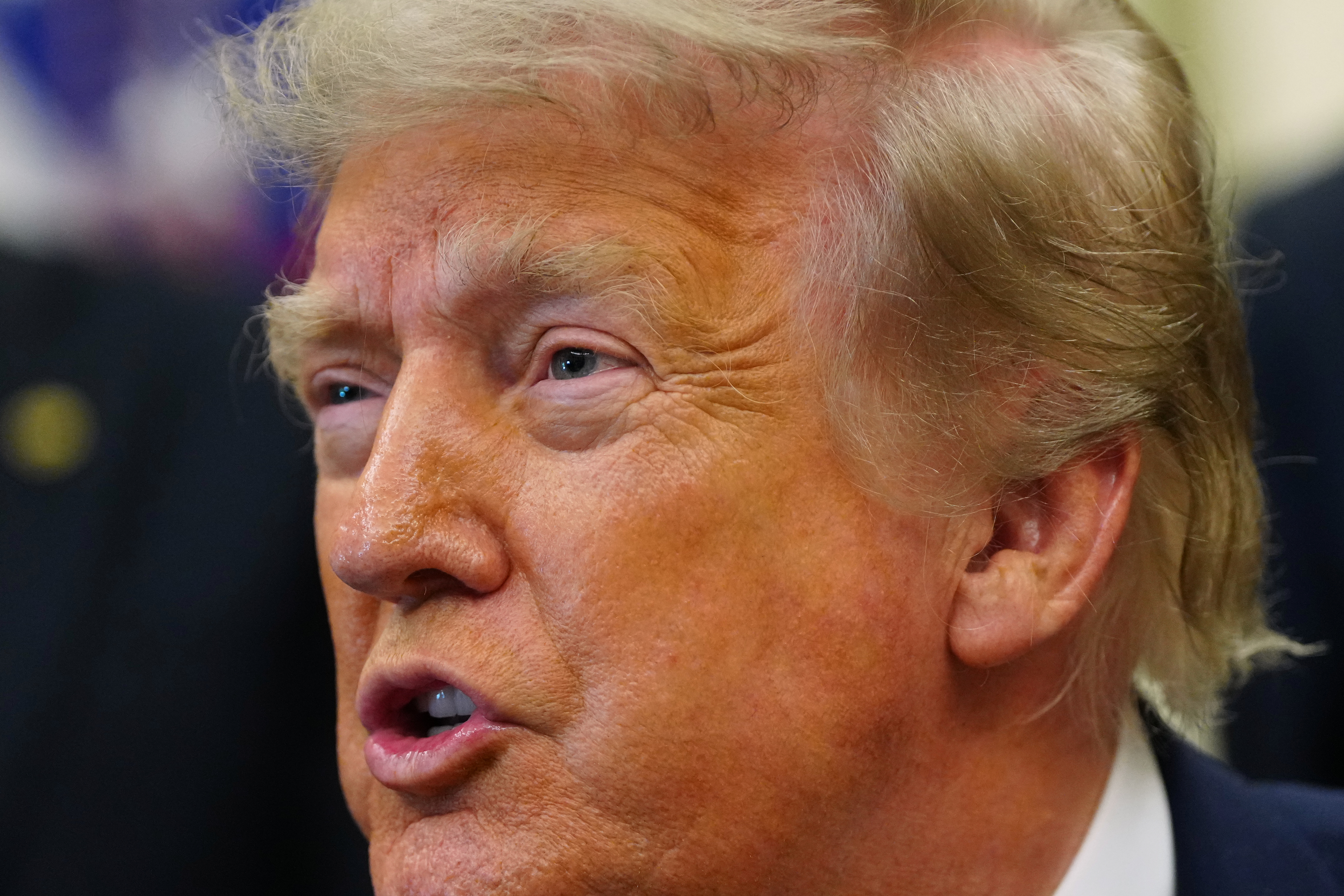 President Donald Trump speaks after signing executive orders modifying the Bears Ears National Monument and the Grand Staircase-Escalante National Monument in the Oval Office of the White House, Monday, July 13, 2026, in Washington.