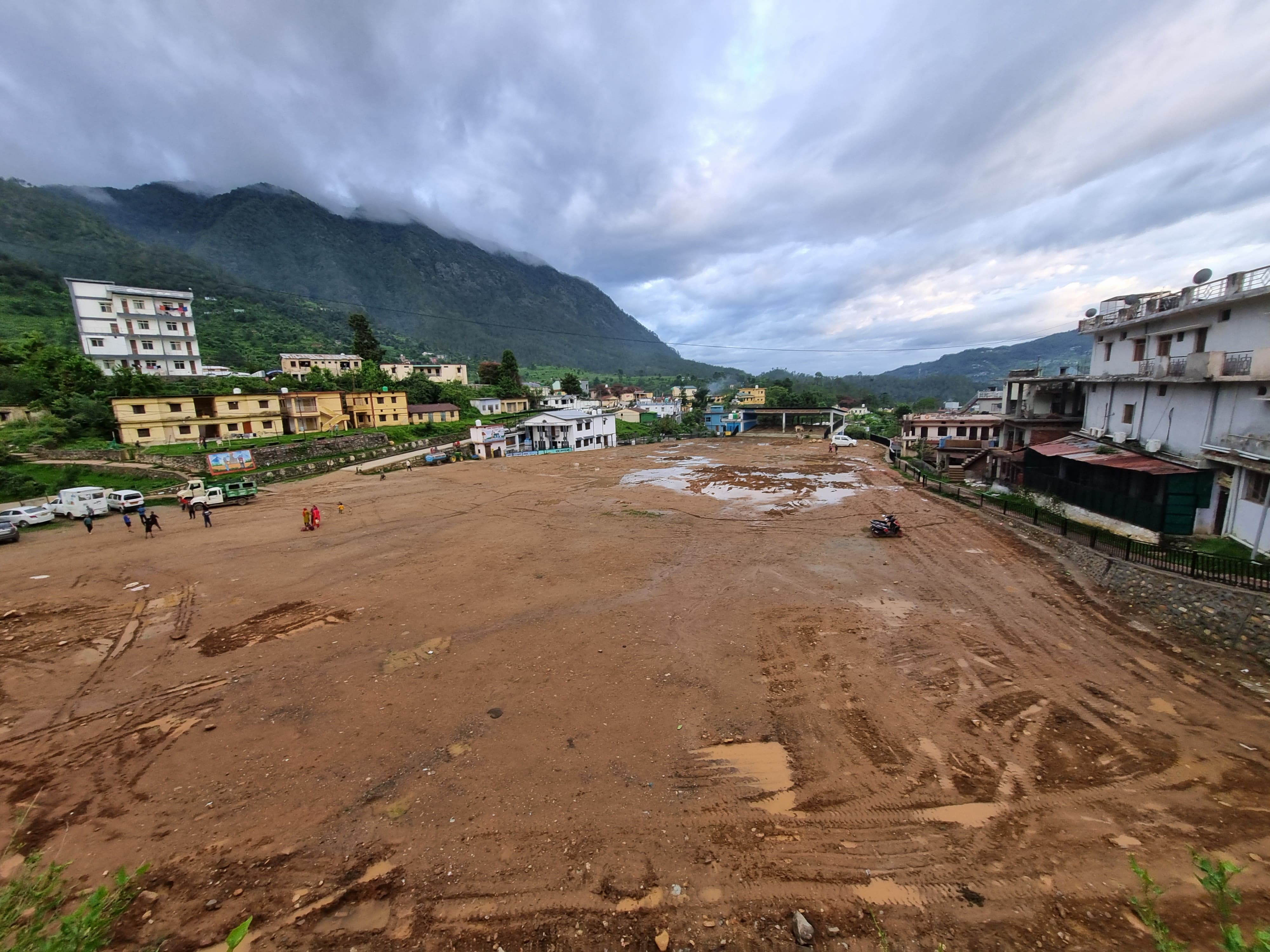 Gairsain Sports Ground Bad condition
