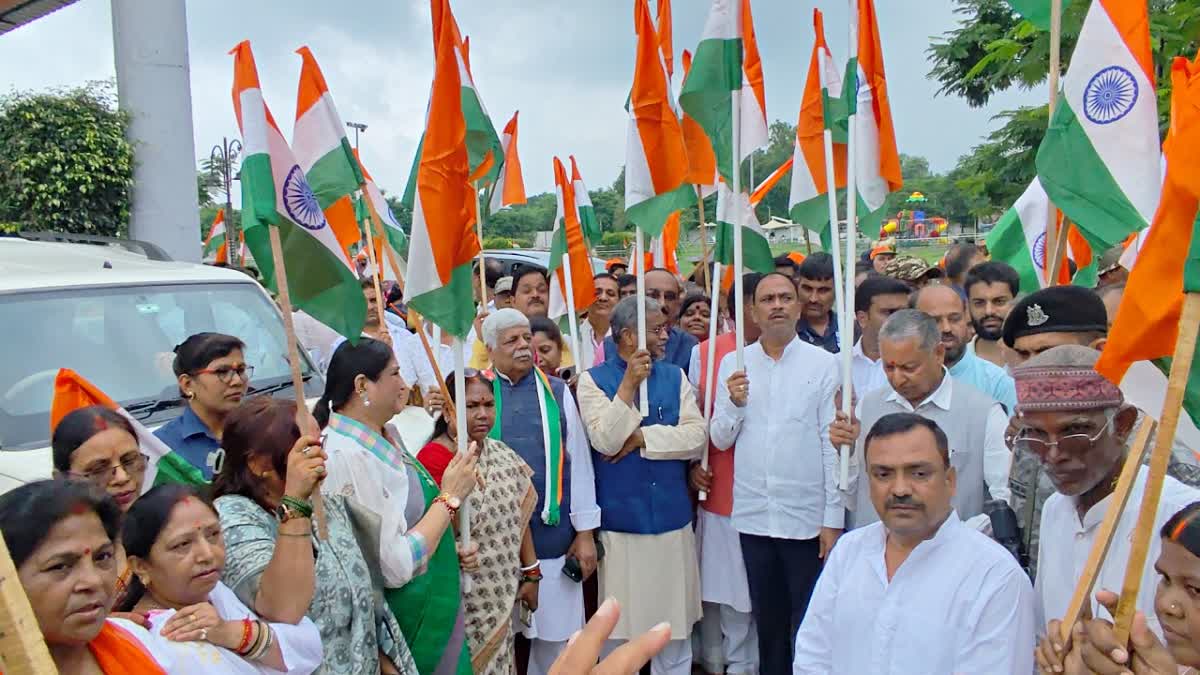 Tiranga Yatra taken out in Palamu