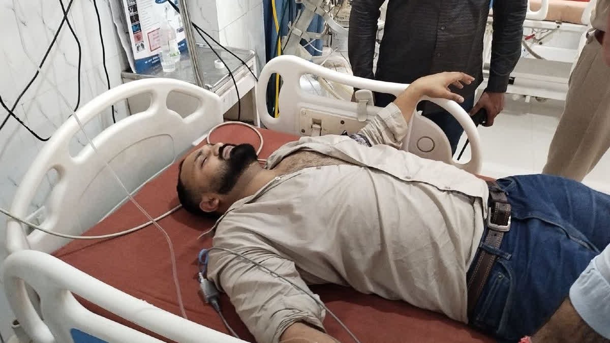 The accused is undergoing treatment here at RBM Hospital.