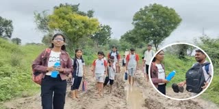 Gen Alpha Viral Video Exposes Turkabad Ghanegaon Rural Road Condition