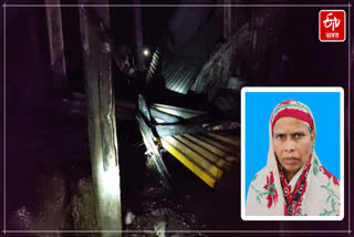 A woman died because the fire brigade couldn't arrive on Time at Kalgachia