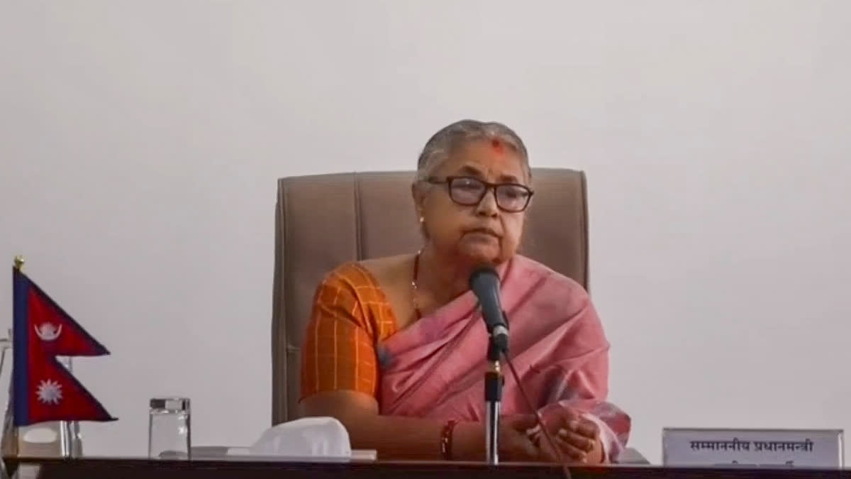 'Not Here To Taste The Power, Vandalism Will Be Investigated': Karki Assumes Charge As Nepal's Interim PM Nepal's interim prime minister Sushila Karki takes charge of the office, in Kathmandu, Nepal, Sunday, Sept. 14, 2025.