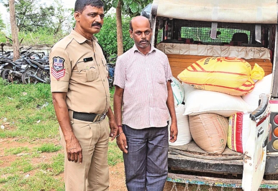 Fine Rice Smuggling in Telangana