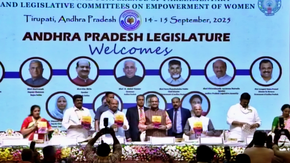 First National Women Empowerment Conference Begins In Andhra's Tirupati; Lok Sabha Speaker Birla Inaugurates