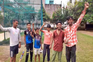 पटना में युवा क्रिकेटर