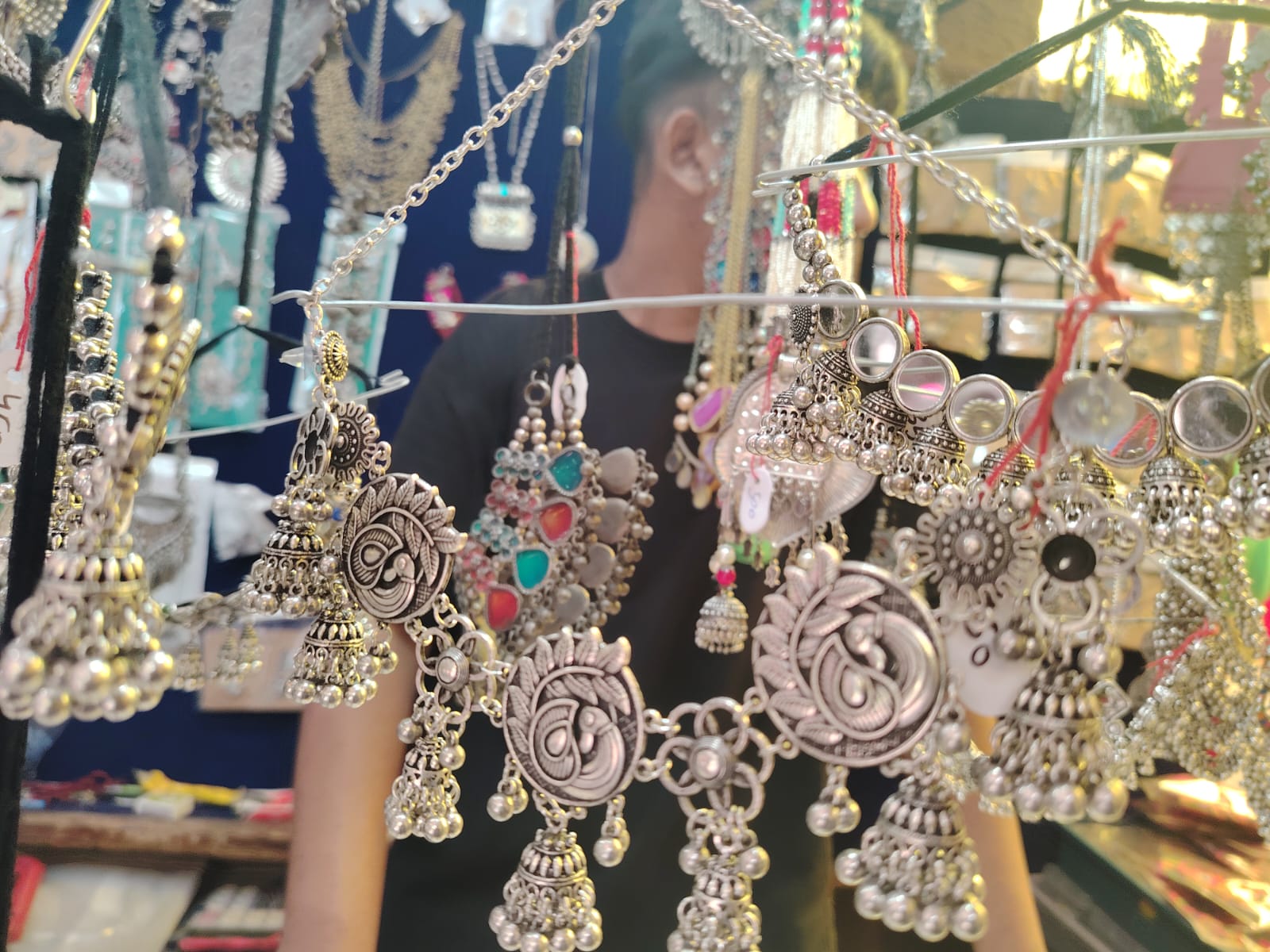 Navratri Shoppers Throng Rani Ka Hazira Market In Ahmedabad For Jewellery And Dresses
