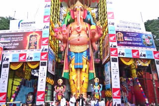 Khairatabad Ganesh Idol Unveiled At 69 Feet; 30 Lakh Devotees Expected