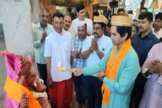 Belagavi DC Mohammad Roshan installed an idol of Lord Ganesha in his office and conveyed a message of communal harmony